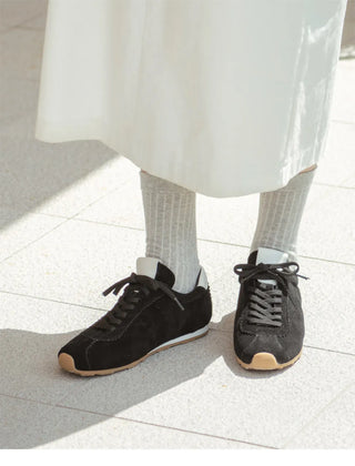 Elan cowhide sneakers 1cm