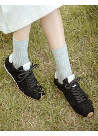 Elan cowhide sneakers 1cm
