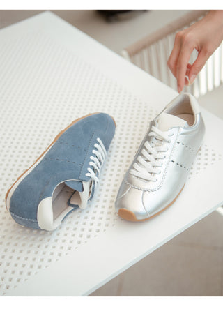 Elan cowhide sneakers 1cm