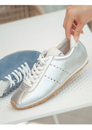Elan cowhide sneakers 1cm
