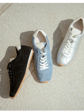 Elan cowhide sneakers 1cm