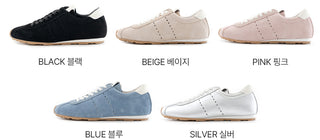 Elan cowhide sneakers 1cm
