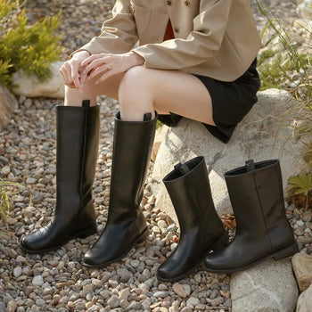 Sally Mid & Long Rider Boots 2cm