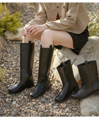 Sally Mid & Long Rider Boots 2cm