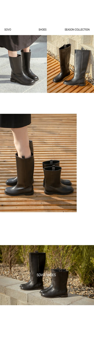 Sally Mid & Long Rider Boots 2cm