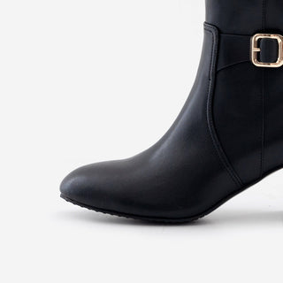 Le Ramz Belt Cowhide Long Boots 6cm