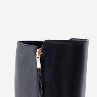 Le Ramz Belt Cowhide Long Boots 6cm