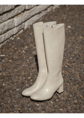 Fowled Modern Cowhide Long Boots 6cm