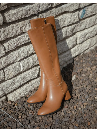 Fowled Modern Cowhide Long Boots 6cm