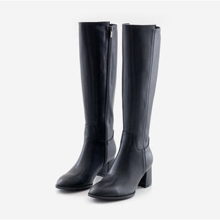 Fowled Modern Cowhide Long Boots 6cm