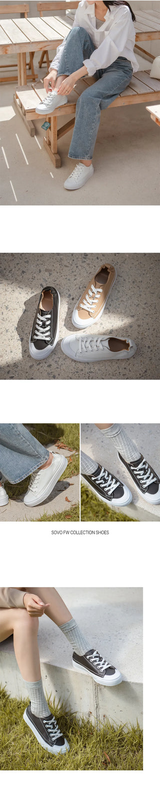 Griffin Cowhide Elastic Height-Increasing Sneakers 4cm