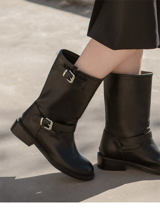 Benji Rider Mid-calf Boots 3cm