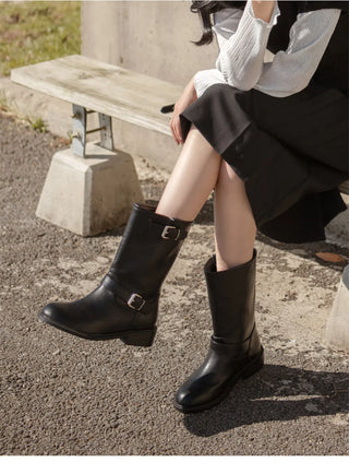 Benji Rider Mid-calf Boots 3cm