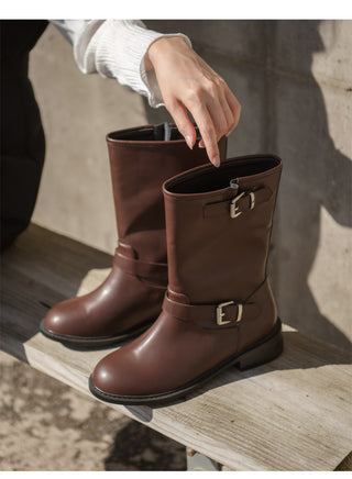 Benji Rider Mid-calf Boots 3cm