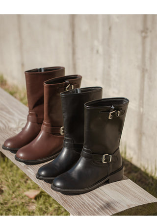 Benji Rider Mid-calf Boots 3cm
