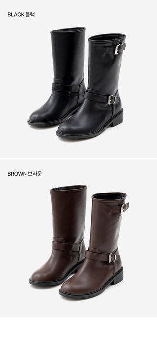 Benji Rider Mid-calf Boots 3cm