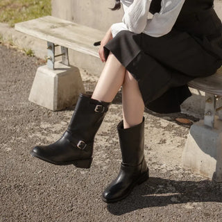 Benji Rider Mid-calf Boots 3cm