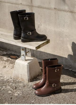Benji Rider Mid-calf Boots 3cm