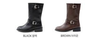 Benji Rider Mid-calf Boots 3cm