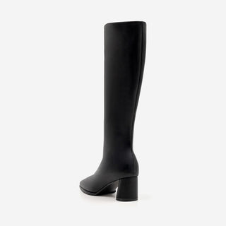 BEST Comfortable Boots  Antree Square Basic Daily Long Boots 5cm