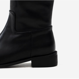 Caint Square Flats Long Boots 3cm