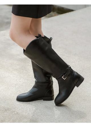 Becky Type Mid & Long Rider Boots 3cm