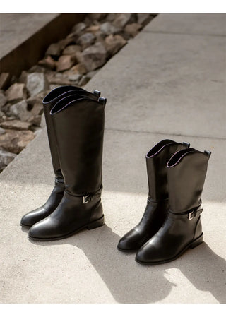 Becky Type Mid & Long Rider Boots 3cm