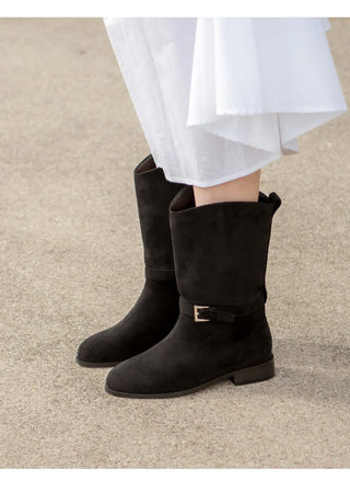 Becky Type Mid & Long Rider Boots 3cm