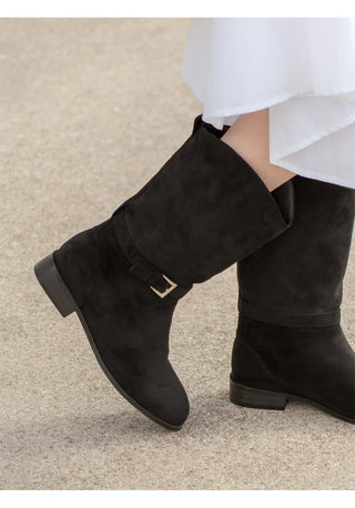 Becky Type Mid & Long Rider Boots 3cm
