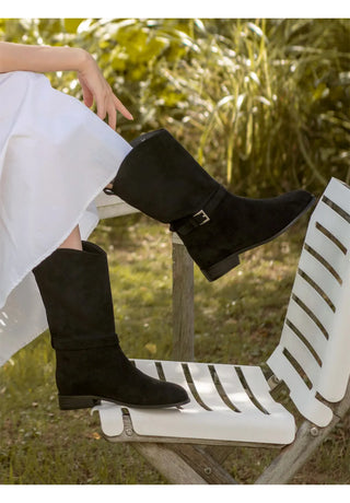 Becky Type Mid & Long Rider Boots 3cm