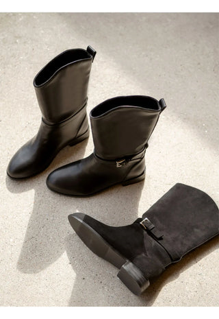Becky Type Mid & Long Rider Boots 3cm