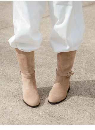 Becky Type Mid & Long Rider Boots 3cm