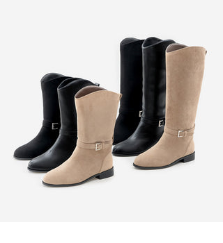 Becky Type Mid & Long Rider Boots 3cm