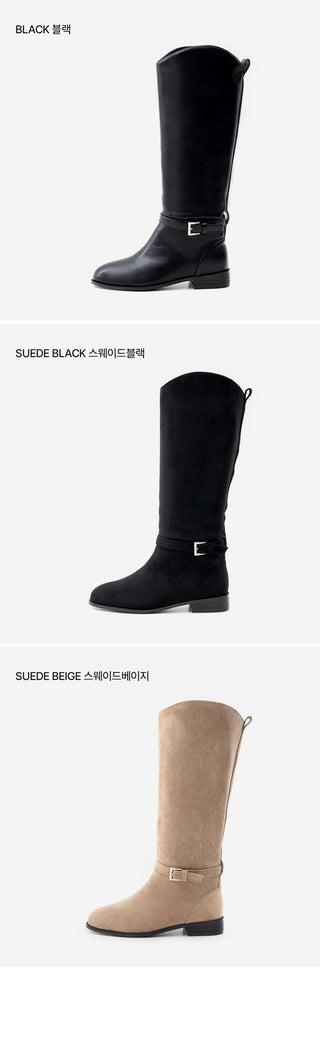 Becky Type Mid & Long Rider Boots 3cm