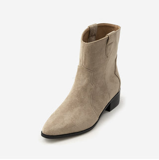 Montry Western Short Ankle Boots 4cm