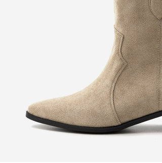 Montry Western Short Ankle Boots 4cm