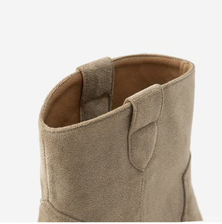 Montry Western Short Ankle Boots 4cm