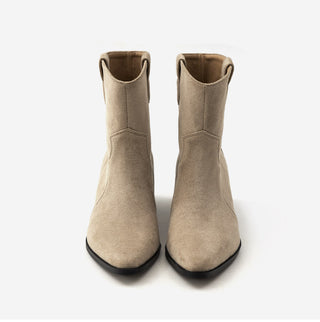 Montry Western Short Ankle Boots 4cm
