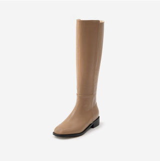 Current Square Flats Long Boots 3cm