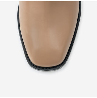 Current Square Flats Long Boots 3cm
