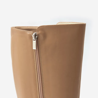 Current Square Flats Long Boots 3cm