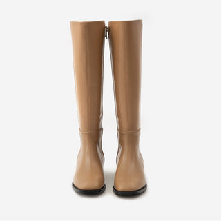 Current Square Flats Long Boots 3cm