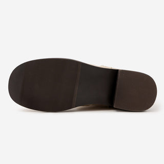 Senji Suede Flats Mid-calf Boots 3cm
