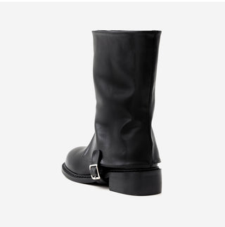 A-Jin Flats Warmer Mid-calf Boots 3cm