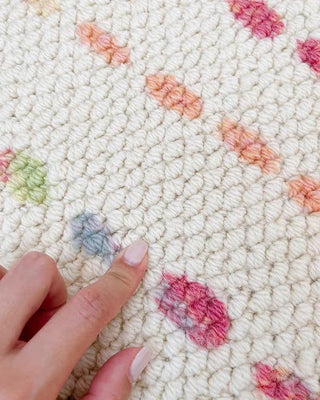 Cream Pastel Confetti Area Rug
