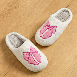 Coquette Bow Slippers