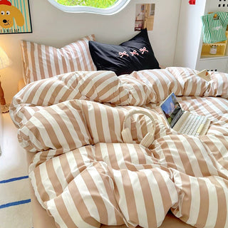 Brown Polka Dot Bedding Set