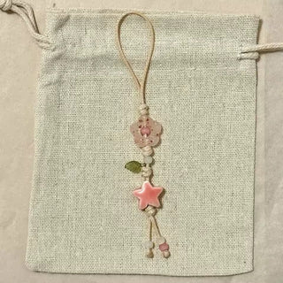 Cute Star and Flower Phone Charm Strap