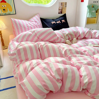 Blue Plaid Bedding Set