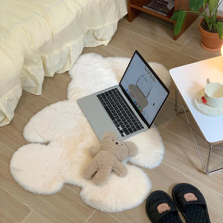 Fluffy Bear Rug Mat